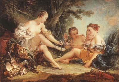 Francois Boucher Diana After the Hunt (mk08) china oil painting image
